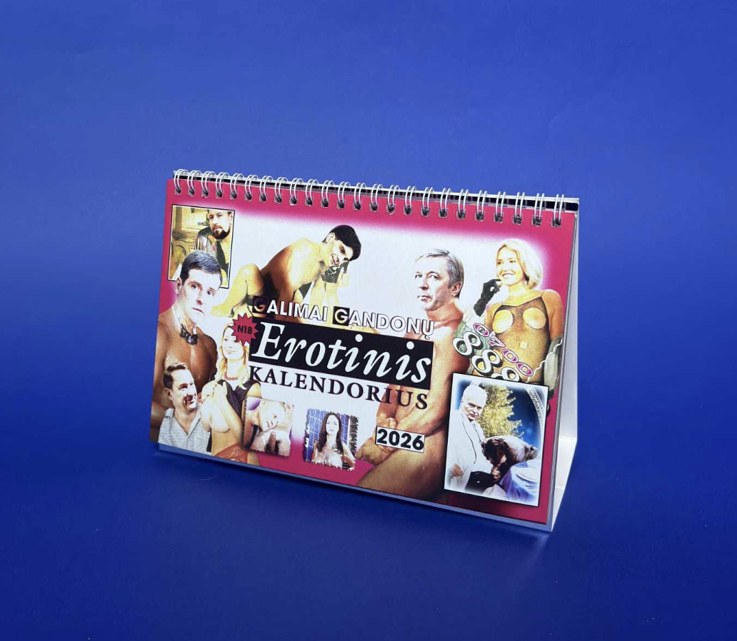 Galimai gandonų erotinis 2026 metų kalendorius