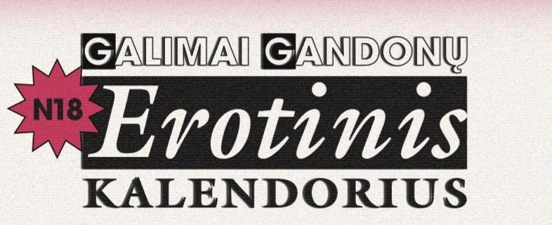 Galimai gandonų erotinis 2026 metų kalendorius